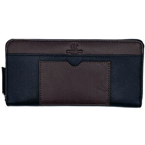 メンズ財布 ラウンドファスナー HIROKO KOSHINO HOMME コシノヒロコ バイカラー ラウンドファスナー長財布 hks-1 革 長財布 薄マチ 財布 革 羊革 レザー 小銭入れ付き wallet なが財布 長さいふ プレゼ