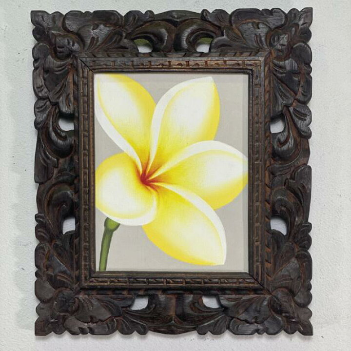 楽天市場】【春 新生活 インテリア セール中】 バリ絵画 花の絵 