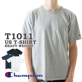 【最大1000円オフクーポン対象】チャンピオン Tシャツ ティーシャツ T1011 Champion トップス 無地 クルーネック 半袖 ストリート メンズ レディース メール便対応 ヘビーウェイト 【 メール便で 送料無料 】【買い回り】