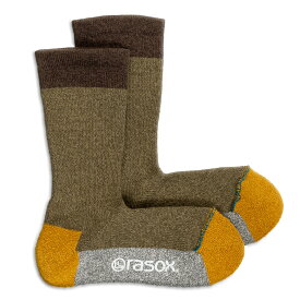 【最大1000円オフクーポン対象】ラソックス メンズ レディース 靴下 スポーツクルー rasox L字型靴下 クルーソックス 4色展開 おしゃれ靴下 【 メール便で 送料無料 】【買い回り】