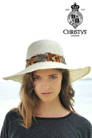 【条件付き送料】Christy's Hat（クリスティーズハット） / Montauk Sisal Straw Boho Hat(Ivory)【ELLE エル グラマラス グリッター レディース THREE FLOOR スリー・フロア THE ORPHAN'S ARMS ザ・オーファンズ・アームズ 帽子 ハット】