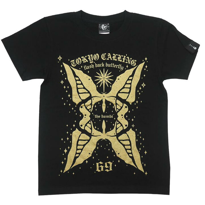 楽天市場】butterfly Tシャツ (ブラック) BPGT sp010tee-bk -Z- 半袖 