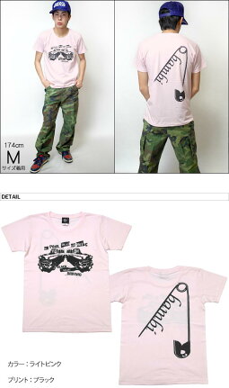 Ispunkdeadornot?UネックTシャツ-BPGT-sp035ut-G-パンクTシャツロックTシャツカットソーかっこいいライブフェスオリジナルプリントメンズレディースユニセックス大きいサイズピンク半袖綿【RCP】