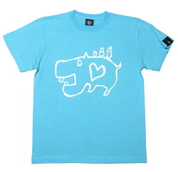 カバTシャツ-BPGT-sp053tee-Z完-かばアニマルイラスト落書き動物かわいい可愛いアメカジカジュアルバックプリント半袖メンズレディースペアユニセックス大きいサイズホワイトブルー白青色春夏秋服コーデコットン綿100%【RCP】