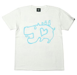 カバTシャツ-BPGT-sp053tee-Z完-かばアニマルイラスト落書き動物かわいい可愛いアメカジカジュアルバックプリント半袖メンズレディースペアユニセックス大きいサイズホワイトブルー白青色春夏秋服コーデコットン綿100%【RCP】