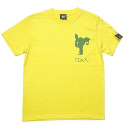 涙目バンビ(TEAR)Tシャツ(イエロー)-BPGTsp065tee-ye-Z完-半袖ワンポイントロゴマークBAMBI子鹿こじかかわいい可愛いオリジナルメンズレディースユニセックスアメカジカジュアル黄色春夏秋コーデスポーツコットン100%【RCP】