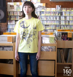 蠍座ガール(ScorpioGirl)Tシャツ(ライトイエロー)bastergreatbg019tee-lye-Z完-半袖teeサソリ座さそり座星座神話イラストコラボ可愛い綺麗目カジュアルメンズレディース男女兼用大きいサイズ黄色春夏秋服コーデコットン綿100%【RCP】
