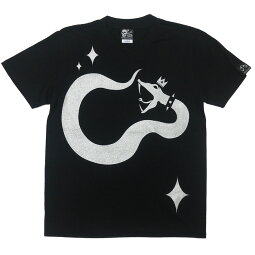 ロイヤルスネイクTシャツ(ブラック)-TheGhostWritertgw030tee-bk-Z完-半袖teeロックンロールロックTシャツへびヘビ蛇柄アメカジストリートかっこいいメンズレディース男女兼用ブランド大きめサイズ黒色系コットン綿100%【RCP】