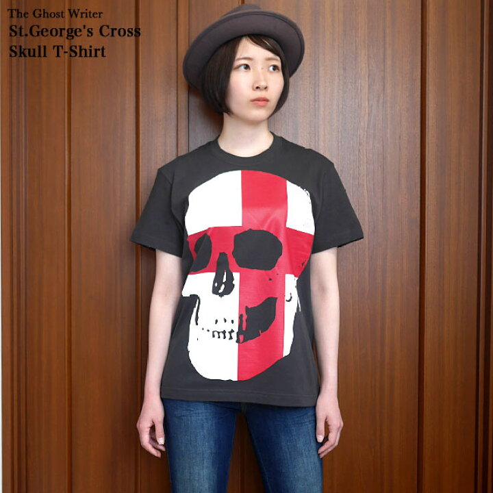 楽天市場 セント ジョージ クロス スカル Tシャツ スミ Tgw041tee Sm F完 半袖 灰色 グレー パンクロックtシャツ ドクロ ガイコツ 髑髏 イングランド 英国 十字旗 かっこいい オリジナル メンズ レディース ユニセックスブランド 大きいサイズ コットン綿100 Rcp