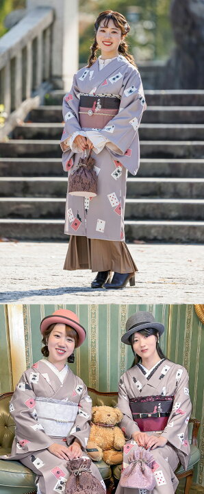 楽天市場】☆ WEB限定販売 ☆ 当店 オリジナル ねこ柄 洗える 着物