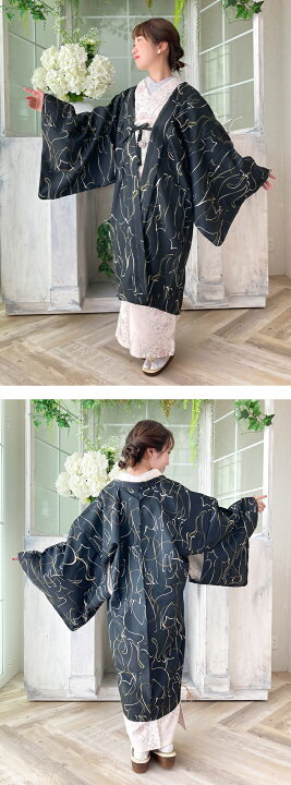 楽天市場】当店 オリジナル ねこ柄 洗える 羽織 単品 着物 仕立て上り 