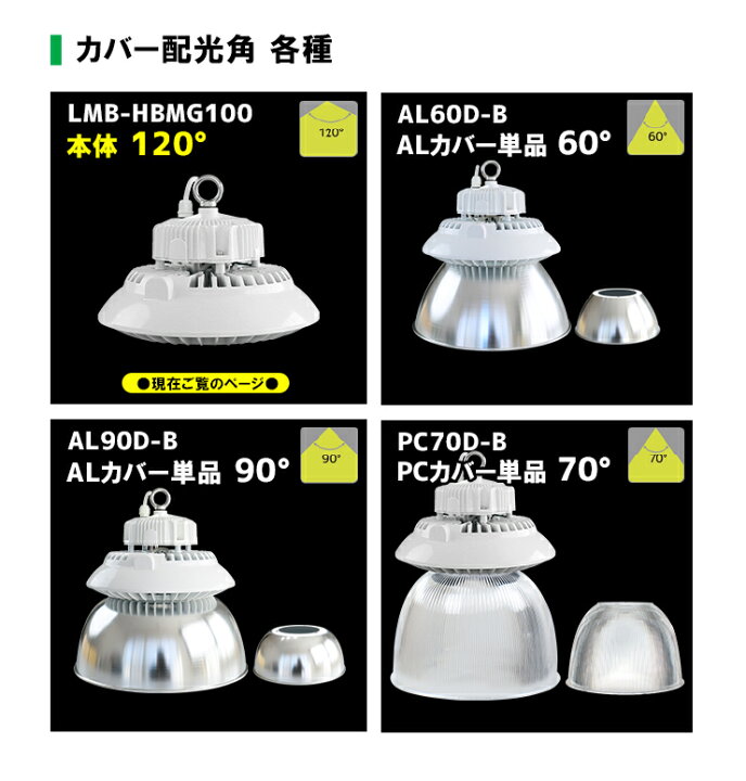 楽天市場】LED水銀灯 800W水銀灯相当 高天井用LED 反射笠 LED照明 屋外 