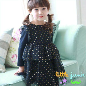 �yFrill Neck Star Dress�z�؍��q���� �t�H�[�}�� ���킢�� �L�b�Y ���̎q 90cm 100cm 110cm 120cm 130cm 140cm ���� �g�b�v�X �t���� �K�[���Y �����Y �X�^�[ �� �����@�����s�[�X