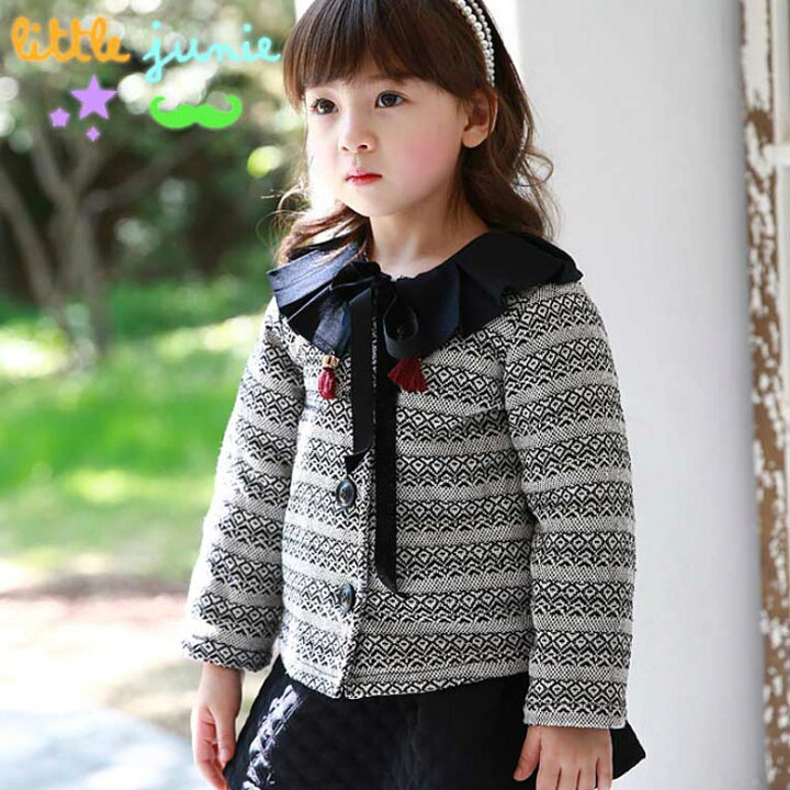 楽天市場 Kara Jacket 子供服 フォーマル かわいい キッズ 女の子 韓国子供服 女の子 秋冬 スプライト柄 100 110 1 130 140 長袖 トップス ガールズ アウター 長袖 ジャケット ボーダー 防寒用 アウター 冬 秋 ケイロス