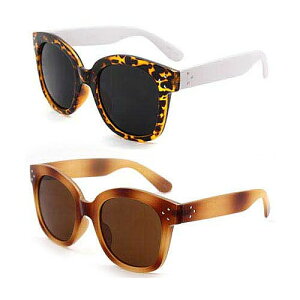 サングラス ミラーレンズ ウェイリントンフレーム UVカット レディース メンズ