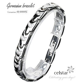 Moonlight Silver 13p 最高級品質 ゲルマニウム ブレスレット アクセサリー 健康 レディース プレゼントにも最適 ゴルフ 健康 ギフト