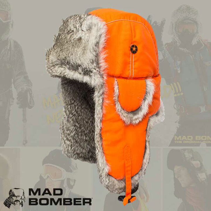 楽天市場 304blz ロシア帽子 Hat マッドボンバーハット スキー帽子 スキー場 マットボンバーアメリカブランド ロシアン帽子 防寒用ボンバーハット パイロットキャップ 毛皮 冬帽子 レビットファー ロシア帽子 ボンバーハット キャップ レディース メンズ 耳あて付き帽子