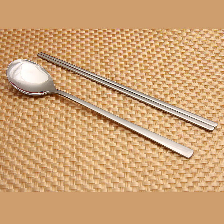 楽天市場 韓国雑貨 スプーン 箸 セット ステンレス食器 ステンレス 韓国スプーン セット ステンレス製 お箸 ステンレス 清潔 母の日 父の日 ギフト ケイロス