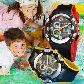 子供 腕時計 LED アナログ デジタル ファッション キッズ 男の子 女の子 子供用 ウォッチ カラーウォッチ カラフルウォッチ 防水