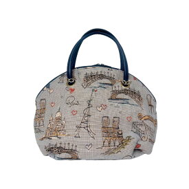 バッグ ハンドバッグ ゴブラン ハーフムーン バッグ 日本製 ベル・ブランシェ [581511]