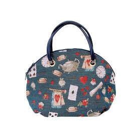 バッグ ハンドバッグ ゴブラン ハーフムーン バッグ 日本製 ベル・ブランシェ [581511]