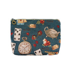 化粧ポーチ ポーチ ゴブラン スクエアポーチ 花柄 日本製 ベル・ブランシェ [592162]