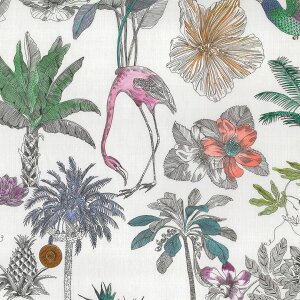 【LIBERTY FABRICS】 2024春夏 イタリア製タナローン Darwin's Journey ダーウィンズ・ジャーニー マルチカラー 3634108-24au リバティ・ファブリックス