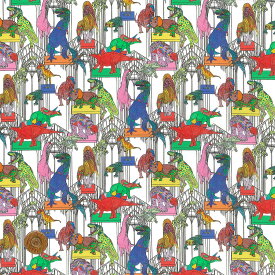 【LIBERTY FABRICS】 2024春夏 イタリア製タナローン Claws Roars n’ Dinosaurs クラウス・ロアーズ・アンド・ダイナソーズ 363j4208-cu リバティ・ファブリックス