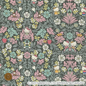 【LIBERTY FABRICS】 ハローキティ タナローン Orchard Friends オーチャードフレンズ dc33494-j24c リバティ・ファブリックス