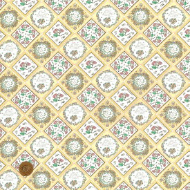 【LIBERTY FABRICS】 2025春夏 イタリア製タナローン Fleur Foulard フルール・フーラード 黄 363j7402-25duリバティ・ファブリックス