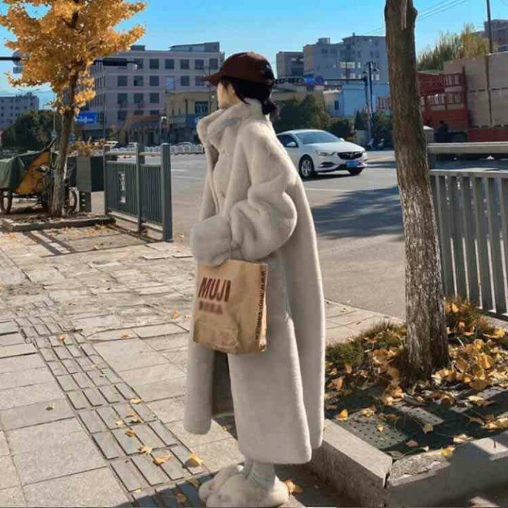 楽天市場】ファーコート ロングコート レディース エコファー フェイク  