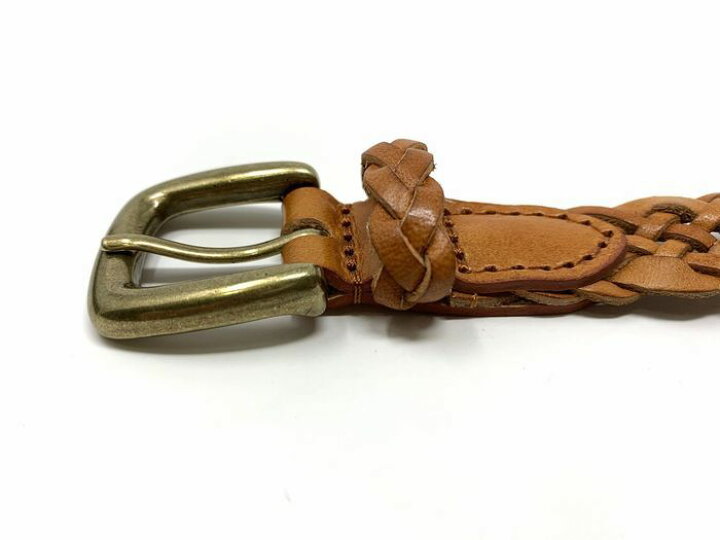 【新品未使用品】ＤＥＮＨＡＭ　艶本革/真鍮　高級フルグレインレザーベルト　正規品 DENHAM - 【新品未使用品】DENHAM 艶本革/真鍮 高級フル