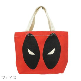 ミニトートバッグ デッドプール マーベル MARVEL DEADPOOL 映画 キャラクター マチ付き キャンバス生地 帆布 コットンバッグ ランチトート エコバッグ サブバッグ 綿 鞄 手提げかばん 内ポケット付き ポーチ 収納 小物入れ お弁当袋 学校 カジュアル P2【メール便対応】