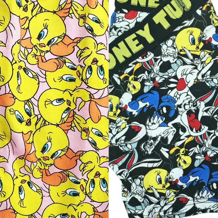 楽天市場 ボクサーパンツ メンズ ボクサーブリーフ ルーニー テューンズ トゥイーティー キャラクター 前閉じタイプ コットン 綿 下着 肌着 インナー アンダーウェア 見せパン 男性用 ユニセックス 男女兼用 レディース 女性用 部屋着 短パン ポップ カラフル P2