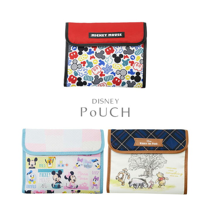 楽天市場 母子手帳ケース ジャバラ マルチケース ミッキーマウス くまのプーさん Disney キャラクター シンプル マルチポーチ フラットポーチ カード入れ カードケース カードホルダー カードポケット パスポートケース トラベルケース 収納 小物入れ コンパクト P2