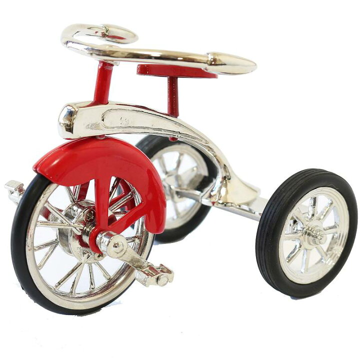 楽天市場 三輪車 三輪車モチーフ ミニチュア三輪車 自転車置物 テーブル 机 部屋 インテリア 可動式 昔ながらの三輪車模型 オーナメント かわいい ドールハウス ミニチュア 1 10 車輪が動く ペット用品 ストレス解消 おもちゃインコ 鳥 オウム インコ訓練 練習玩具 送料