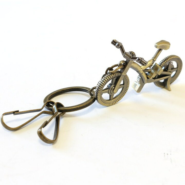 楽天市場 自転車 車 鍵 キーホルダー キーリング メンズ かぎ おしゃれ 自転車 レトロ ミニチュア雑貨 自転車モチーフ アンティーク調 ビンテージ風 メンズ レディース かわいい 財布 バッグ小物 バッグチャム ブチプレゼント ポッキリ 1000円 おしゃれ プレゼント