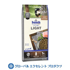 【正規輸入品】犬用 ライト 7.5kg(2.5kg×3個)ボッシュ ハイプレミアム ドッグフード 体重過多・ダイエットが必要な犬種用総合栄養食（1歳以上）