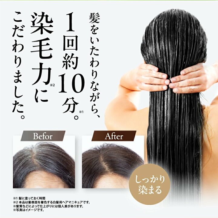 楽天市場】【今だけ P10倍】白髪用 利尻カラークリーム 170g×3本セット 