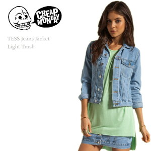 ySALEzCheap Mondayi`[v}f[j Tess Jeans Jacket Light TrashfjWPbg/W[W