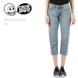 【SALE】Cheap Monday（チープマンデー）TIDE BOYFRIEND FIT Sky ボーイフレンド/クロップド/デニム