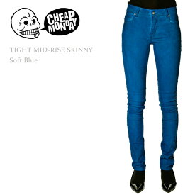 【SALE】Cheap Monday（チープマンデー） TIGHT Mid-Rise Skinny Coated Soft Blue スキニー/スキニーデニム/スリム/カラーデニム