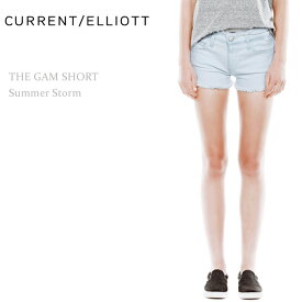 【SALE】Current Elliott（カレントエリオット）THE GAM SHORT Summer Stormショートデニム/ショートパンツ/デニムショート