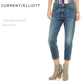 【SALE】Current Elliott（カレントエリオット）THE SKINNY BOY Superwornルーズスキニー/ボーイフレンド/スキニーボーイ