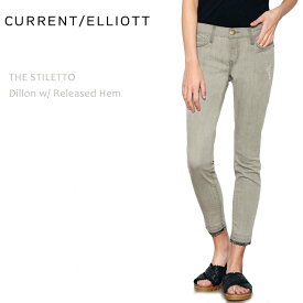 【SALE】CURRENT ELLIOTT（カレントエリオット）THE STILETTO Dillon w/Released Hem/スキニー/クロップド/カラーデニム/ダメージ/クラッシュ