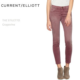 【SALE】CURRENT ELLIOTT（カレントエリオット）THE STILETTO Grapevineスキニー/クロップド/カラーデニム