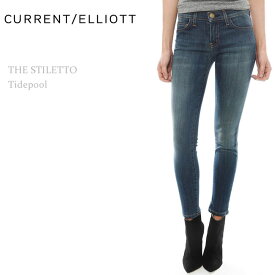 【SALE】Current Elliott（カレントエリオット）THE STILETTO Tide Poolスキニー/クロップドスキニー