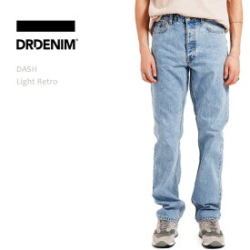 【SALE】DR DENIM（ドクターデニム）DASH Relaxed Straight Light Retroストレートデニム リラックスストレート メンズデニム ダッシュ ワイドデニム メンズジーンズ ドクターデニム