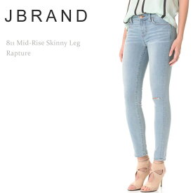 【SALE】J Brand（ジェイブランド・ジェーブランド）811 Mid-Rise Skinny Raptureスキニー/ダメージ加工