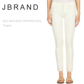 【SALE】J Brand（ジェイブランド・ジェーブランド）8312 MID RISE CROPPED RAIL Tropezスキニー/デニム/ジーンズ/カラーデニム/ホワイトデニム